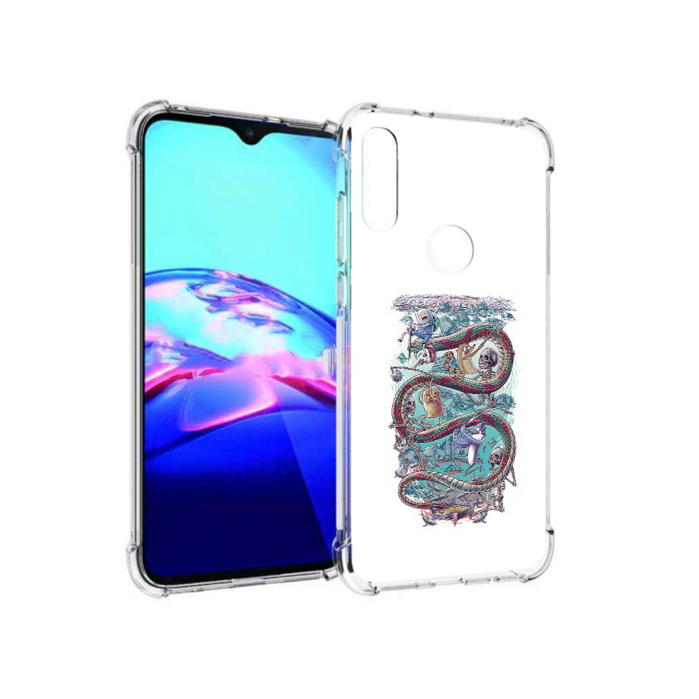 

Чехол MyPads Tocco для Motorola Moto E время приключений страшилка (PT227064.345.280), Прозрачный, Tocco