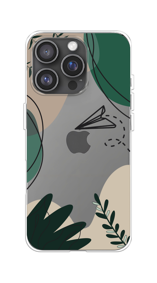 

Чехол на Apple iPhone 16 Pro "Secret Garden", Зеленый;бежевый;черный, 16250-1