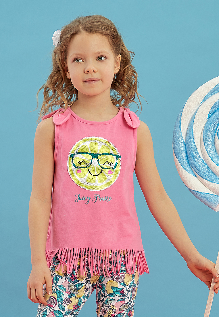 

Топ детский Max&jessi SS20C75601424 фуксия р.110, SS20C75601424
