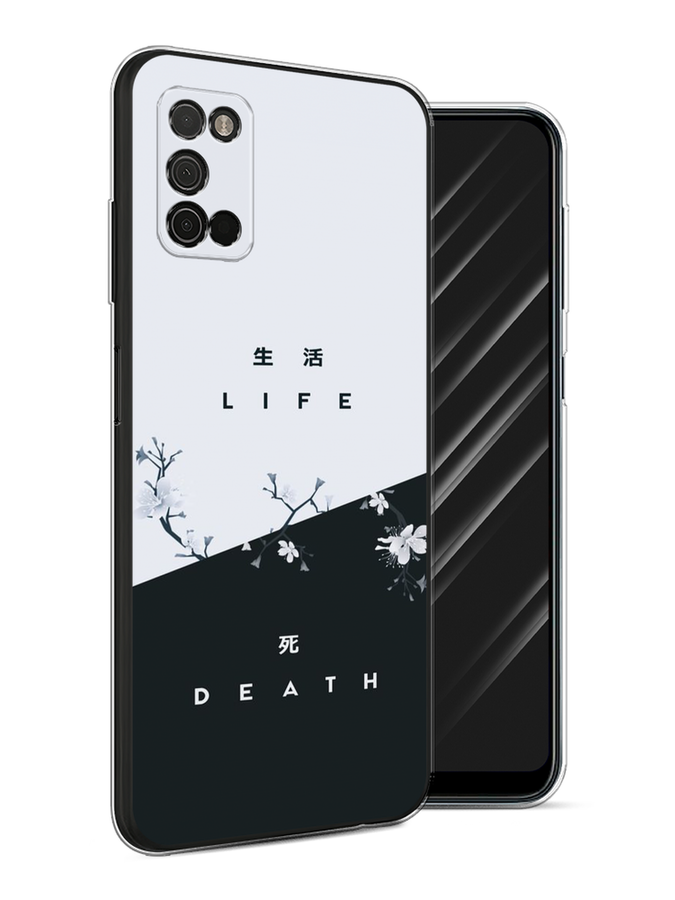 

Чехол Awog на Samsung Galaxy A03S / Самсунг A03S "Life and death", Разноцветный, 2103250-7