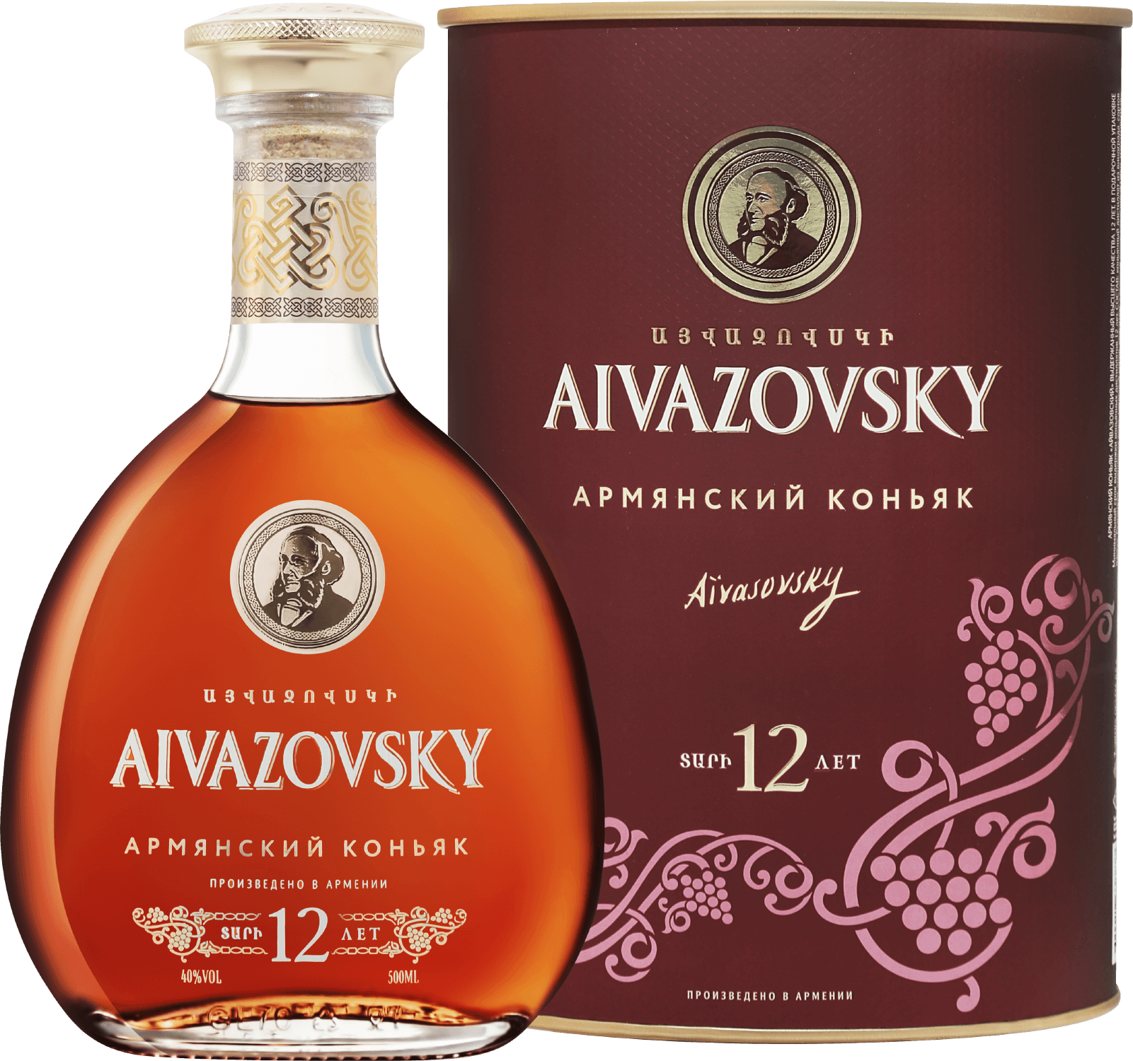 

Коньяк Aivazovsky Old Armenian Brandy 12 Y.O. (gift box)