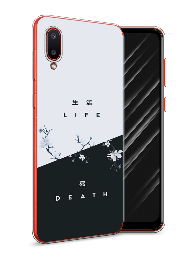 

Чехол Awog на Samsung Galaxy A02 / Самсунг A02 "Life and death", Разноцветный, 2102550-7