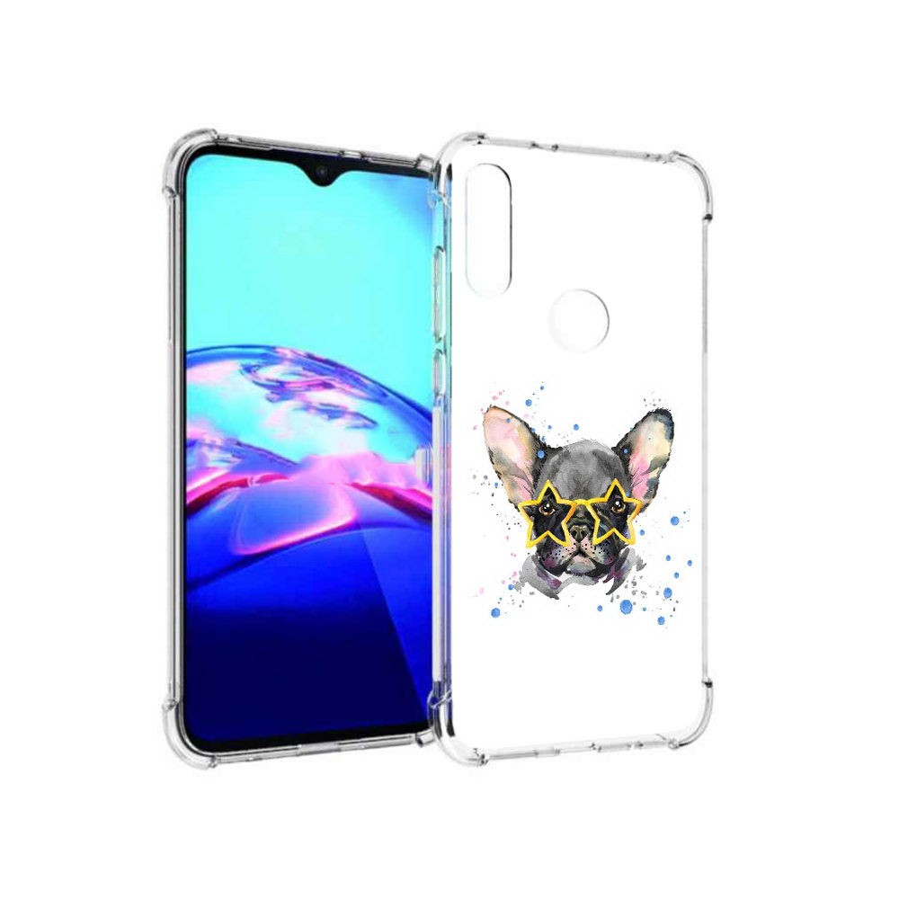 

Чехол MyPads Tocco для Motorola Moto E буля в очках (PT227064.345.252), Прозрачный, Tocco