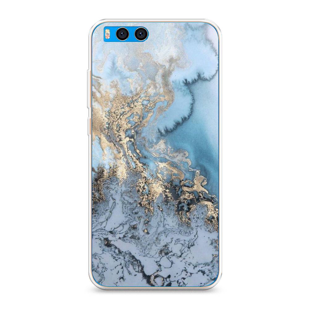 

Чехол Awog на Xiaomi Mi Note 3 "Морозная лавина синяя", Разноцветный, 32450-3