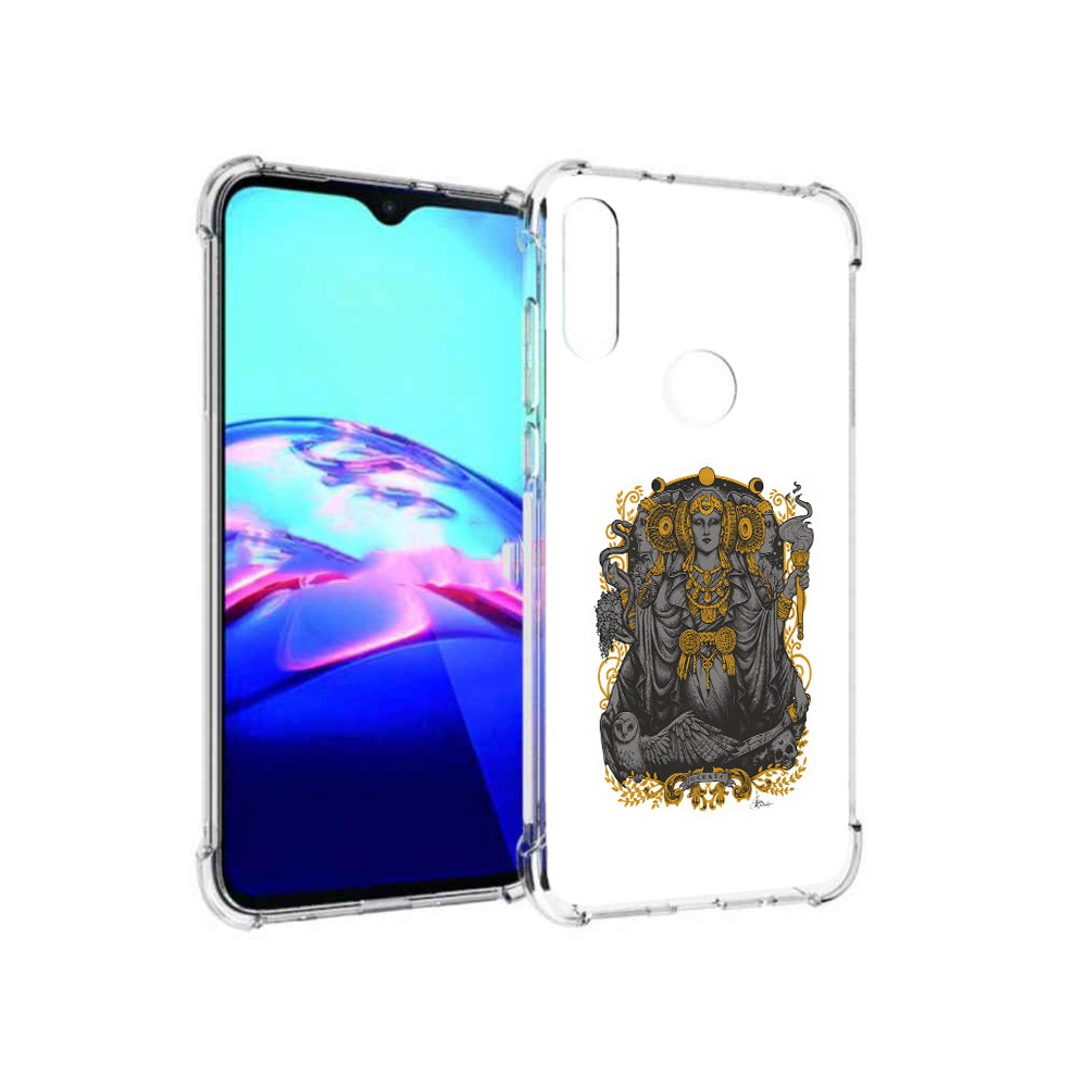 

Чехол MyPads Tocco для Motorola Moto E божество с золотыми элементами (PT227064.345.241), Прозрачный, Tocco