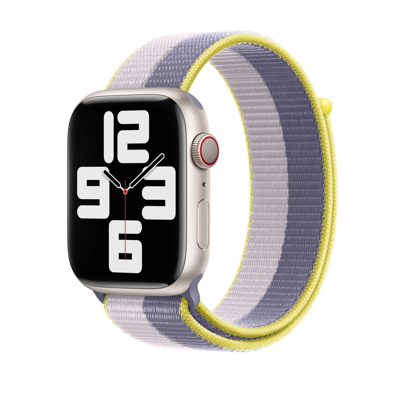 

Ремешок нейлоновый Apple Watch Lavender Gray/Light Lilac Sport Loop 45mm MN5R3AM/A, Ремешок нейлоновый Lavender Gray/Light Lilac Sport Loop (Тёмная лаванда/Светло-сиреневый) Apple Watch 45mm (42mm; 44mm) MN5R3AM/A
