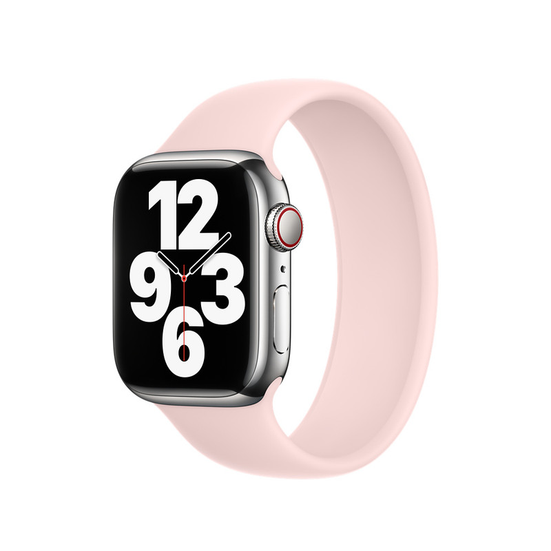 

Монобраслет силиконовый Chalk Pink Solo Loop Размер 6 (Розовый мел) Apple Watch 41mm MKWA3, Монобраслет силиконовый Chalk Pink Solo Loop Размер 6 (Розовый мел) Apple Watch 41mm MKWA3AM/A