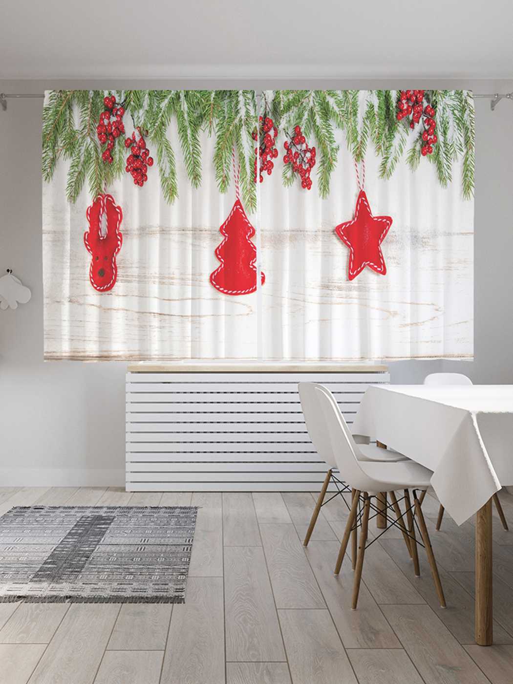 

Классические шторы JoyArty "В ожидании чуда", серия Oxford DeLux, 2 полотна 145x180 см, В ожидании чуда