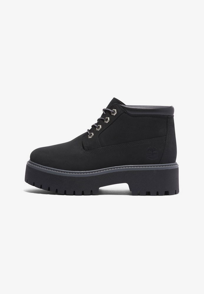 

Ботинки женские Timberland TI111N0EW черные 39.5 EU, Черный, TI111N0EW