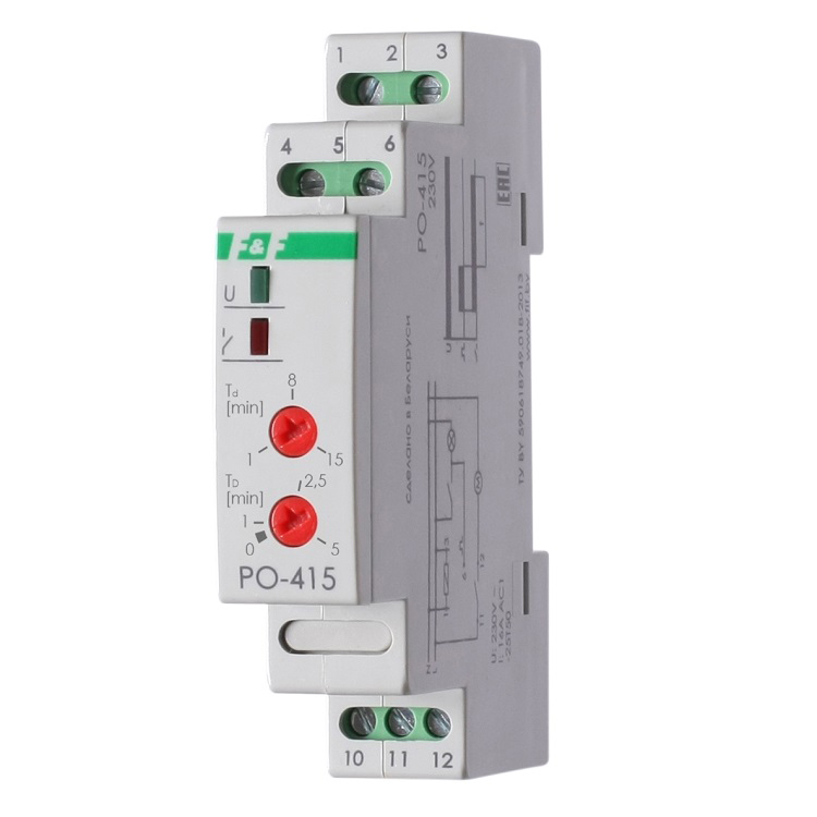 PO-415 реле времени однокомандное