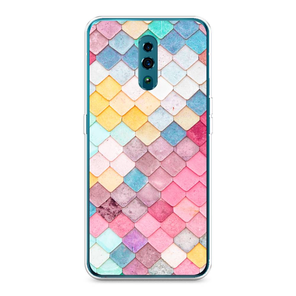 

Чехол Awog на Oppo Reno "Нежные ромбики", Разноцветный, 250750-4