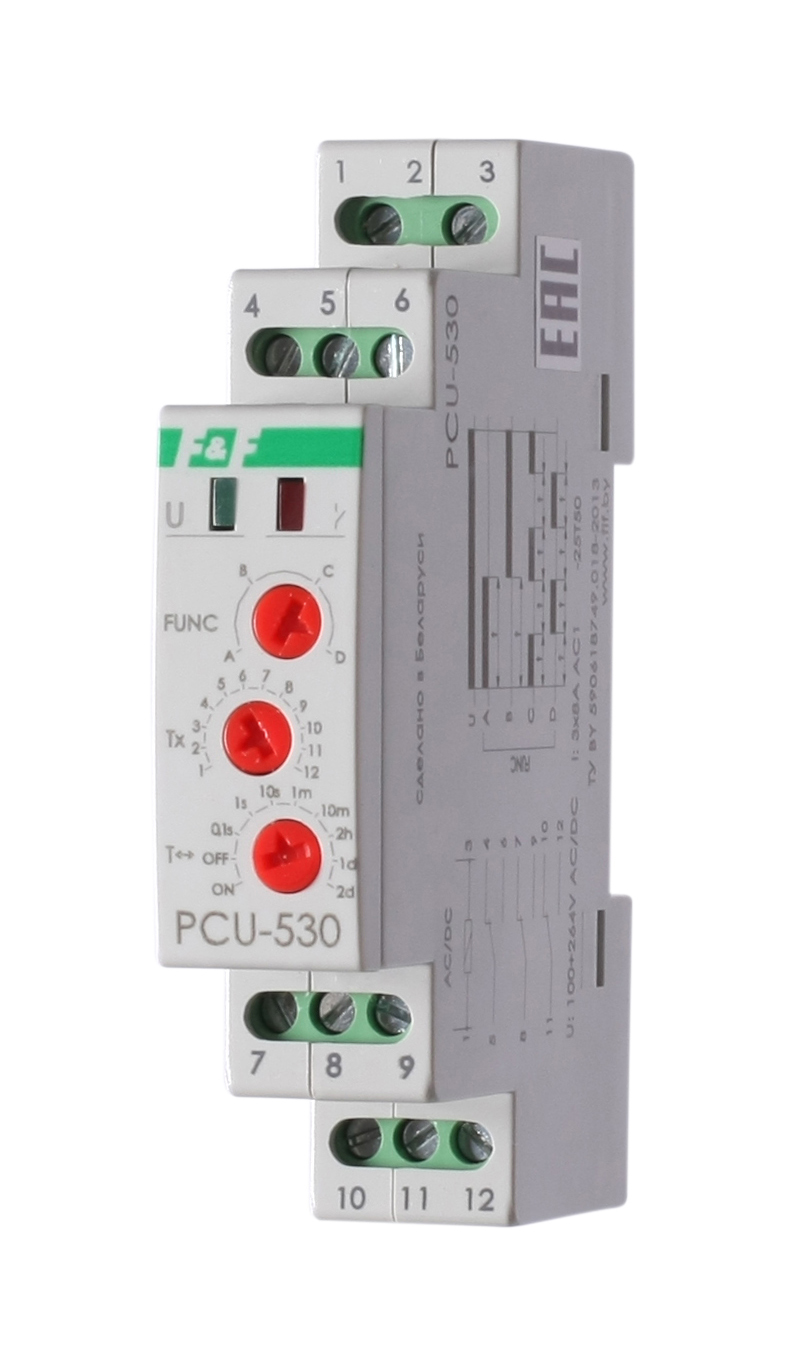 фото Pcu-530 реле времени многофункциональное евроавтоматика f&f