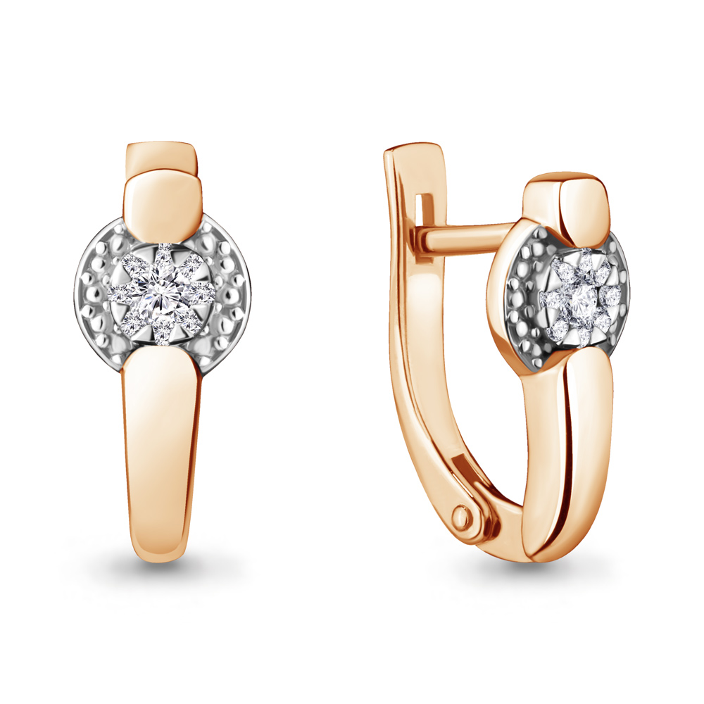 

Серьги из красного золота с бриллиантом Aquamarine Aquamarine 941822к_585_кз, 941822к_585_кз