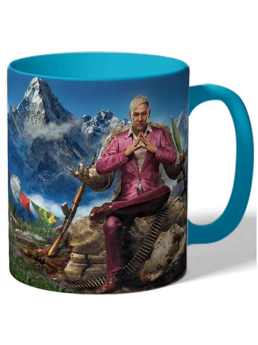 фото Кружка drabs с цветной поверхностью на тему компьютерная игра far cry