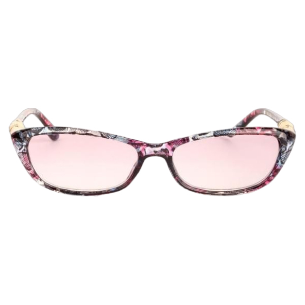 Готовые очки Восток 6623 тонированные, цвет фиолетовый, отгиб. дужка, +1,5