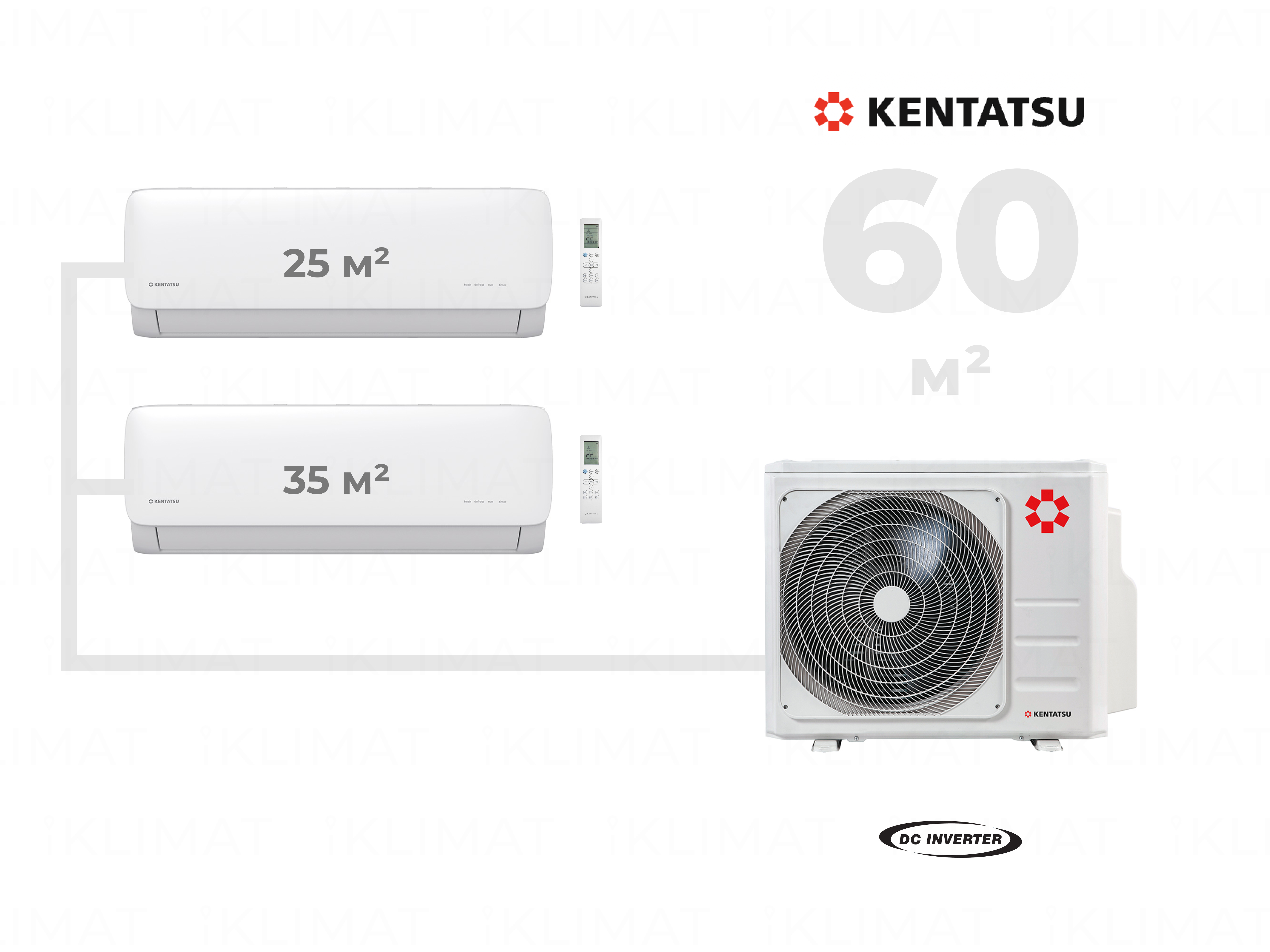 

Мульти сплит-система Kentatsu K3MRB60HZRN1+KSGY26HZRN1/KSGY35HZRN1, K3MRB60HZRN1+KSGY26HZRN1/KSGY35HZRN1