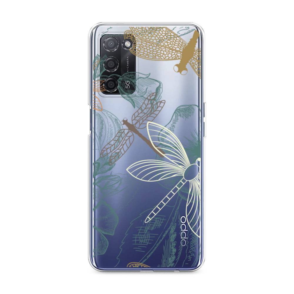 

Чехол Awog на Oppo A55 5G "Тени стрекоз", Разноцветный, 256250-8
