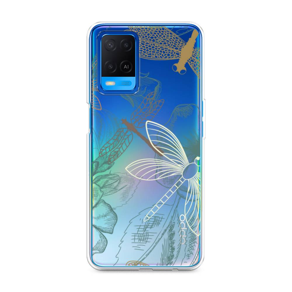 

Чехол Awog на Oppo A54 "Тени стрекоз", Разноцветный, 256150-8