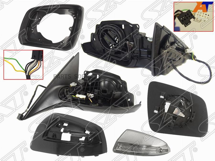 

Зеркало Mercedes W204 06-11 Lh (левый) Складное, Обогрев, Поворот Sat арт. ST-MD08-940-D2