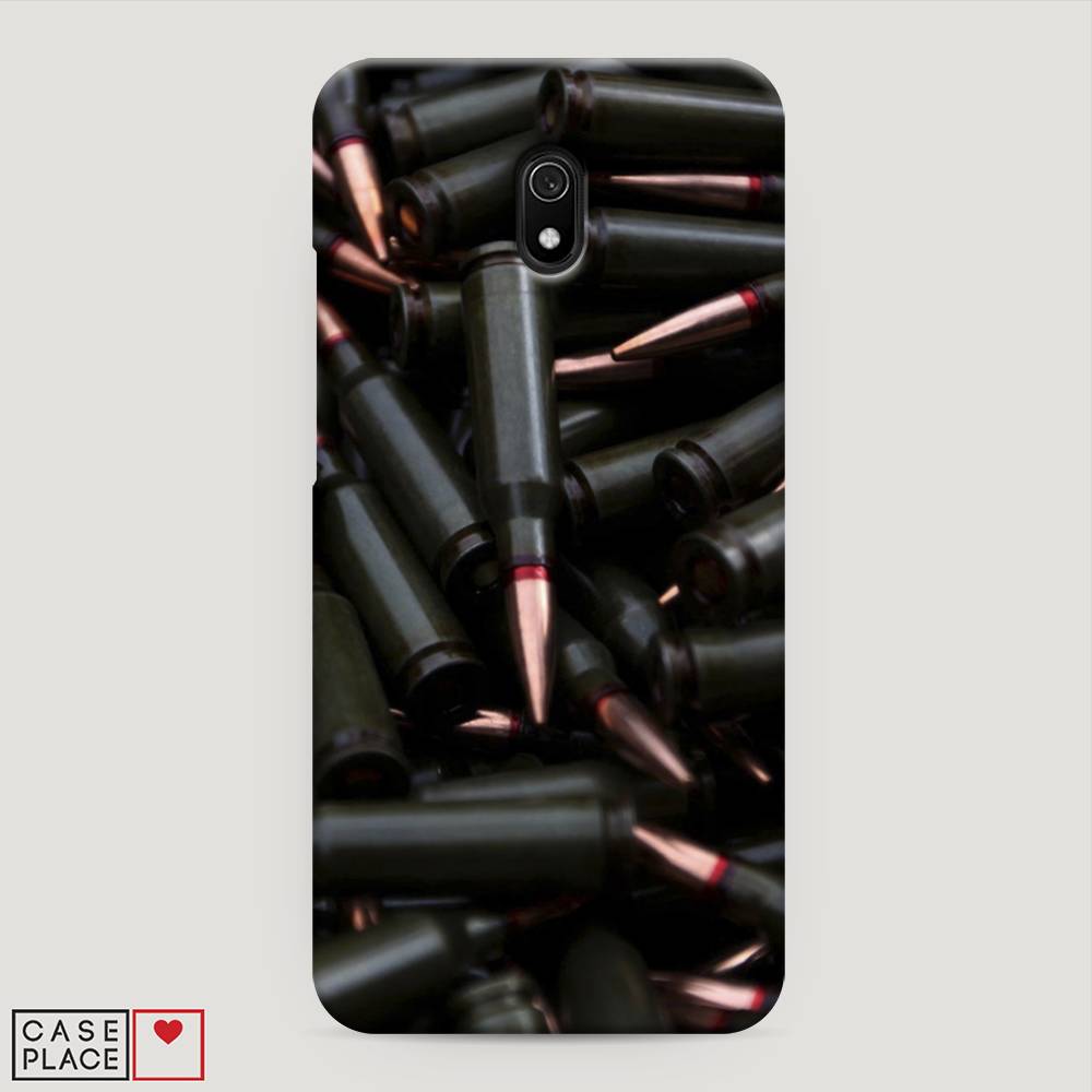 

Пластиковый чехол "Пули черные" на Xiaomi Redmi 8A, 37220-4