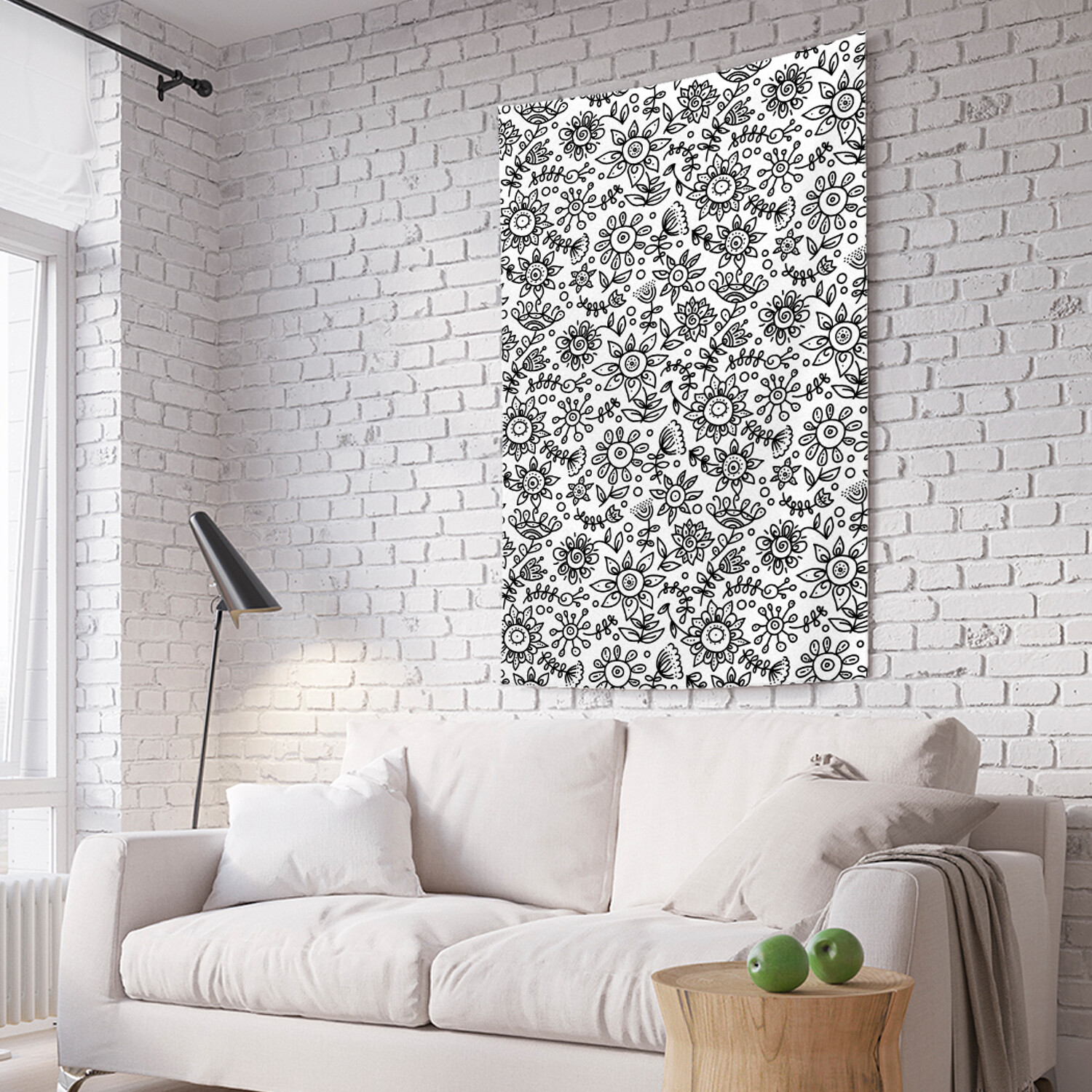 

Вертикальное фотопанно на стену JoyArty Разрисовка дудл 150x200 см, Разрисовка дудл