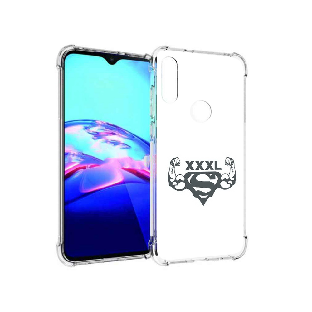 

Чехол MyPads Tocco для Motorola Moto E бодибилдинг супермен (PT227064.345.237), Прозрачный, Tocco