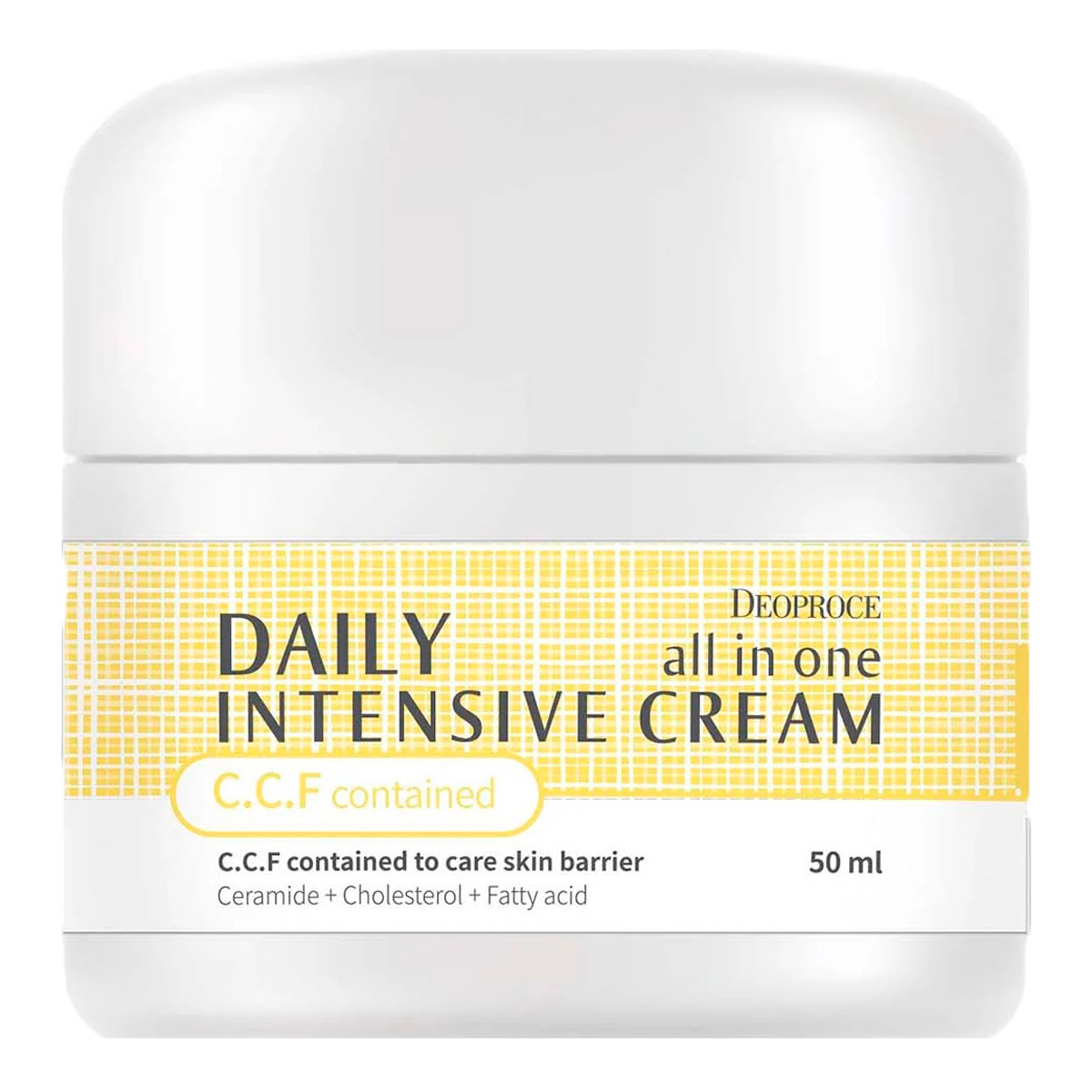 Крем для лица и тела Deoproce Daily Intensive Cream All In One интенсивный увлажняющий