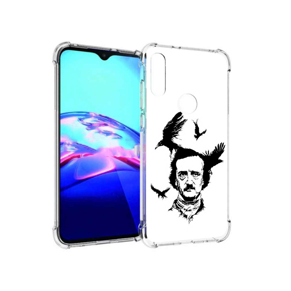 

Чехол MyPads Tocco для Motorola Moto E Эдгар Аллан черно белый (PT227064.345.204), Прозрачный, Tocco