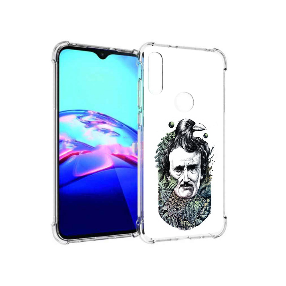 

Чехол MyPads Tocco для Motorola Moto E Эдгар Аллан с вороном (PT227064.345.203), Прозрачный, Tocco