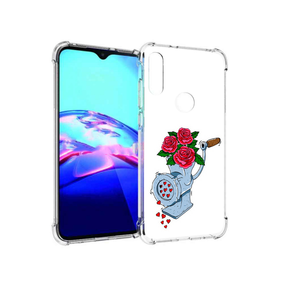 

Чехол MyPads Tocco для Motorola Moto E Цветочные сердца (PT227064.345.199), Прозрачный, Tocco