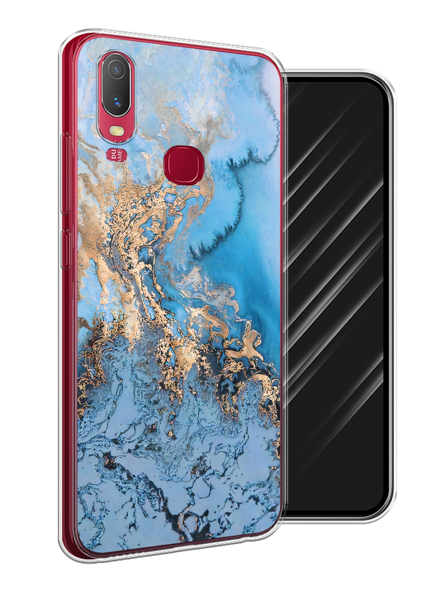 

Чехол Awog на Vivo Y11 "Морозная лавина синяя", Разноцветный, 261650-3