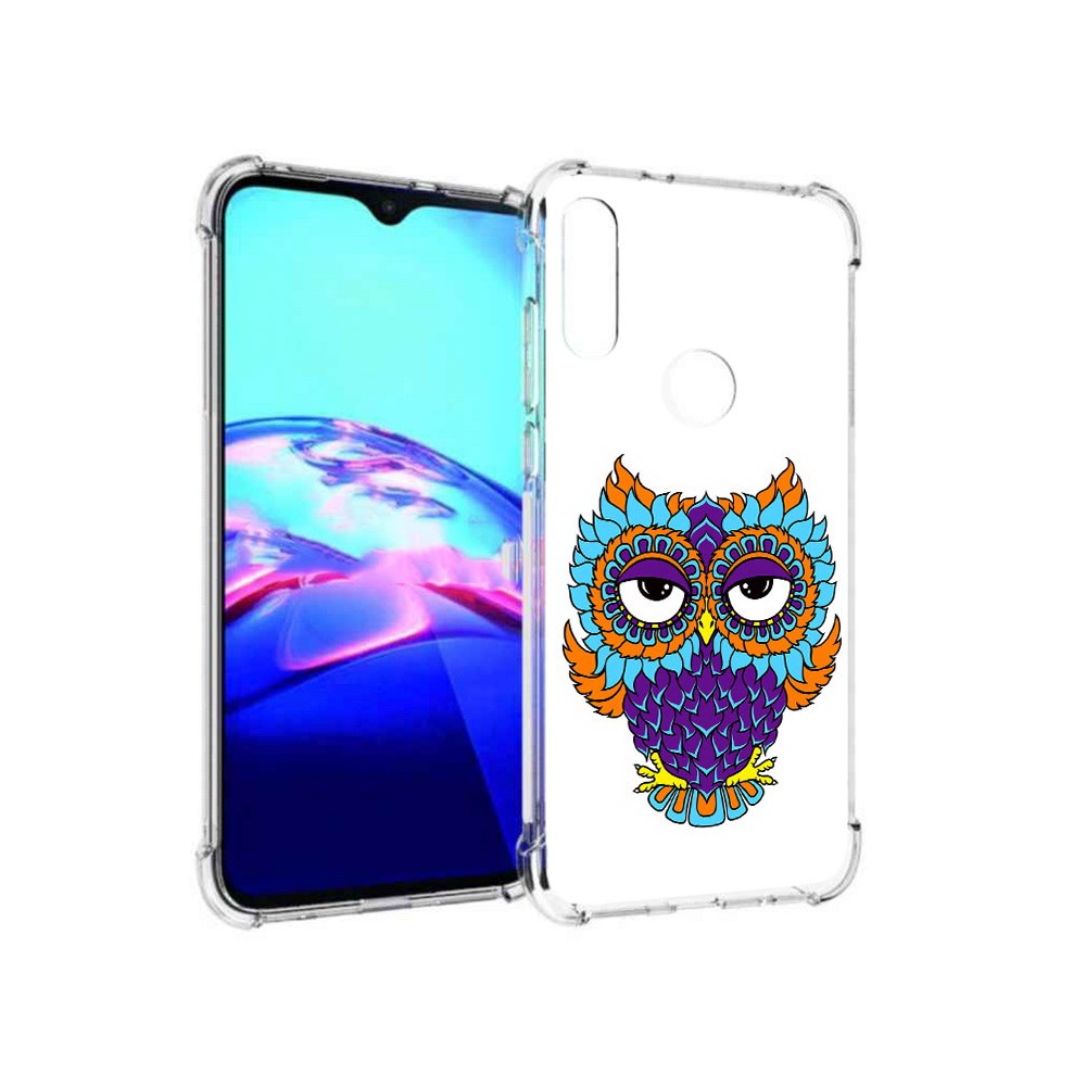 

Чехол MyPads Tocco для Motorola Moto E Цветная сова (PT227064.345.198), Прозрачный, Tocco