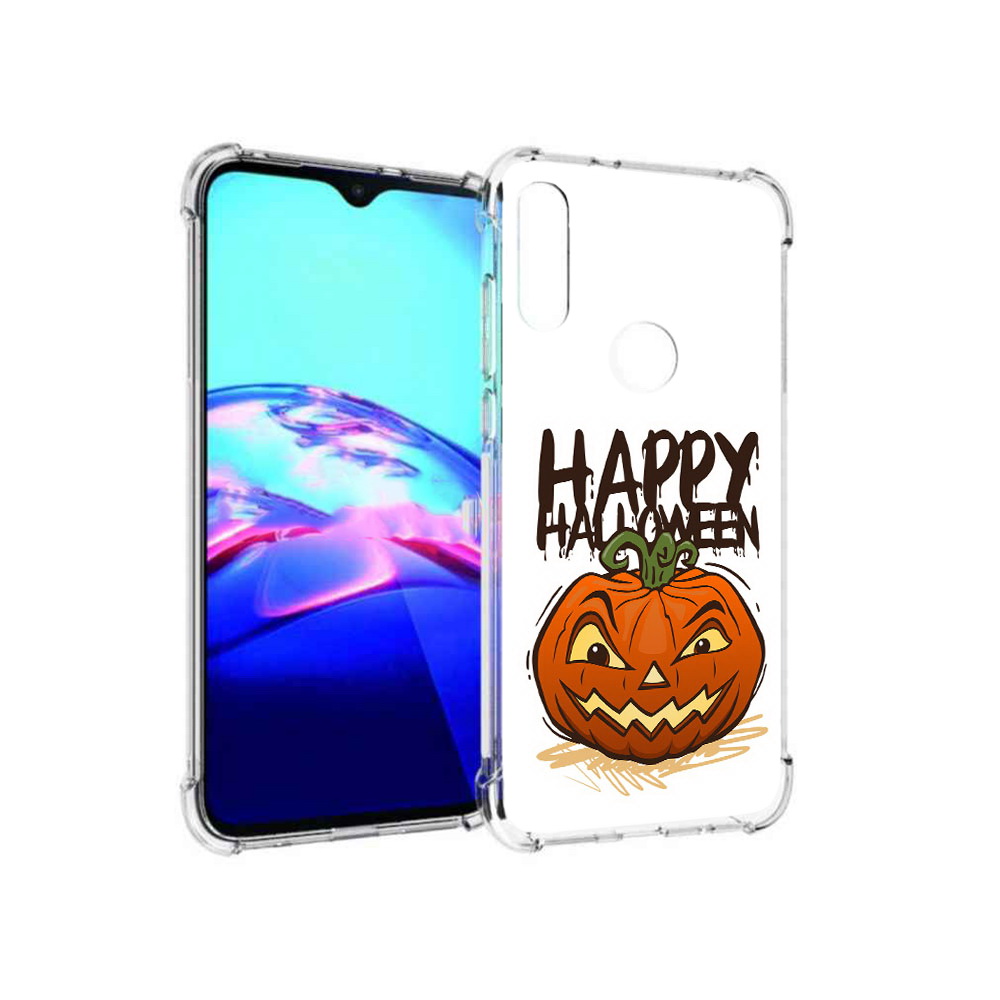 

Чехол MyPads Tocco для Motorola Moto E Хэллоуин счастливый (PT227064.345.195), Прозрачный, Tocco