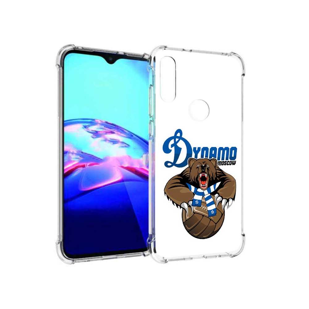 

Чехол MyPads Tocco для Motorola Moto E ФК Динамо медведь (PT227064.345.175), Прозрачный, Tocco