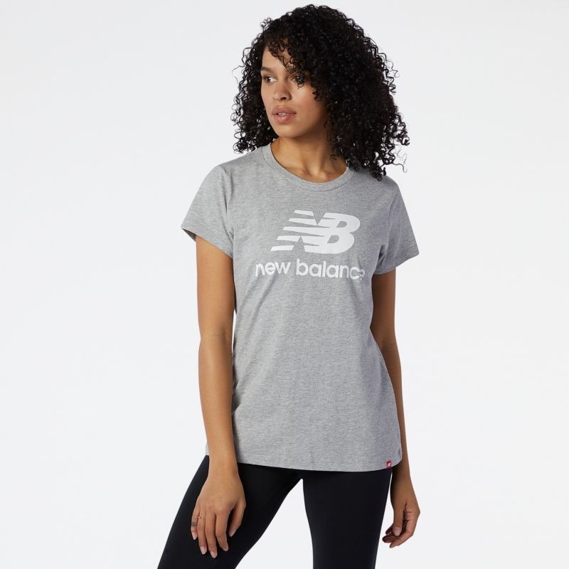 

Футболка женская New Balance Active App Lfst Tee серая XS, Active App Lfst Tee