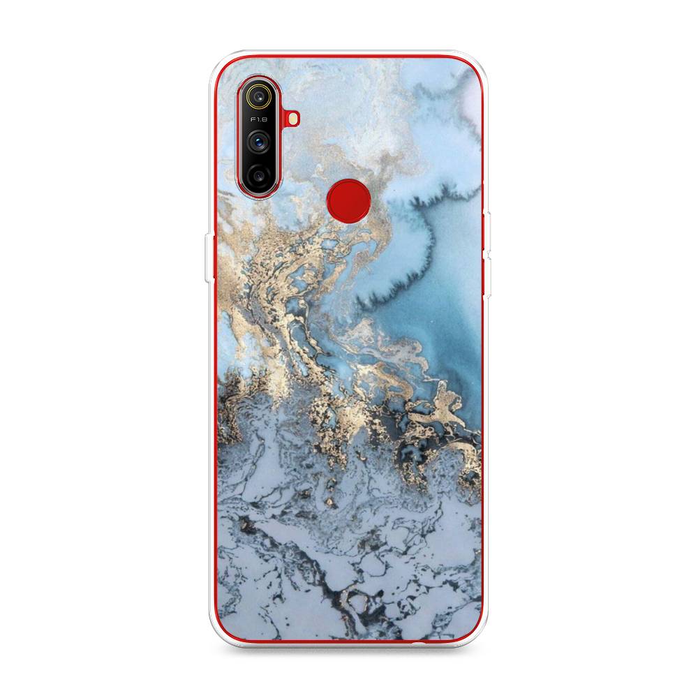 

Чехол Awog на Realme C3 "Морозная лавина синяя", Разноцветный, 253050-3