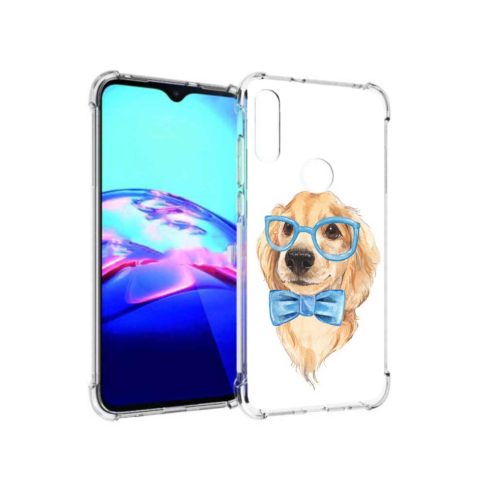 

Чехол MyPads Tocco для Motorola Moto E Собака интеллигент (PT227064.345.159), Прозрачный, Tocco