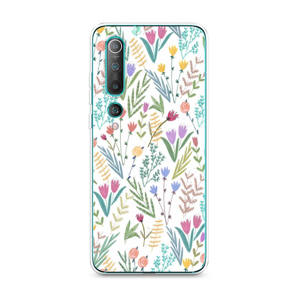 

Чехол Awog на Xiaomi Mi 10 Pro "Полевые цветы рисунок", Разноцветный, 37850-8