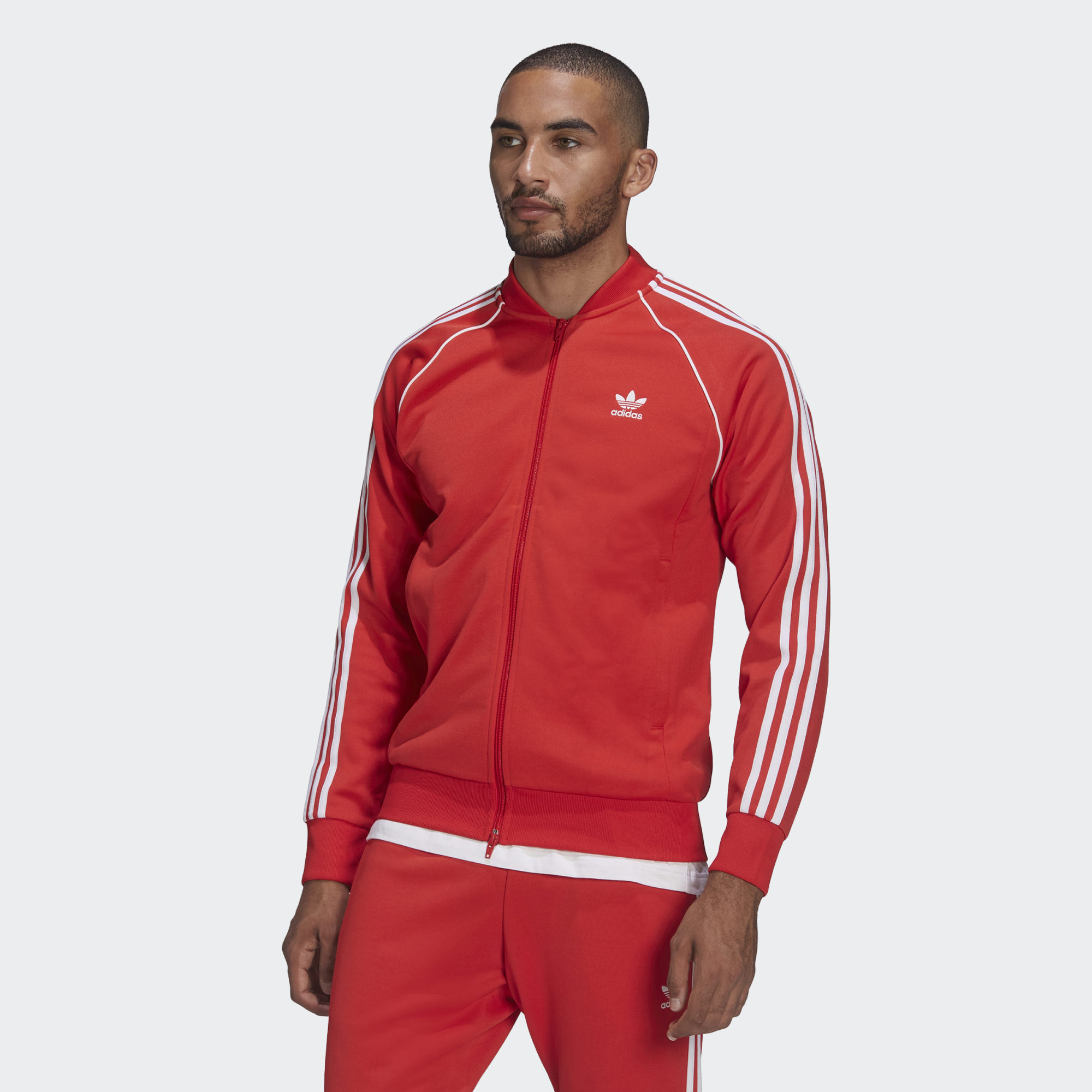 

Олимпийка мужская Adidas Sst P Track Jacket красная 2XL, Sst P Track Jacket