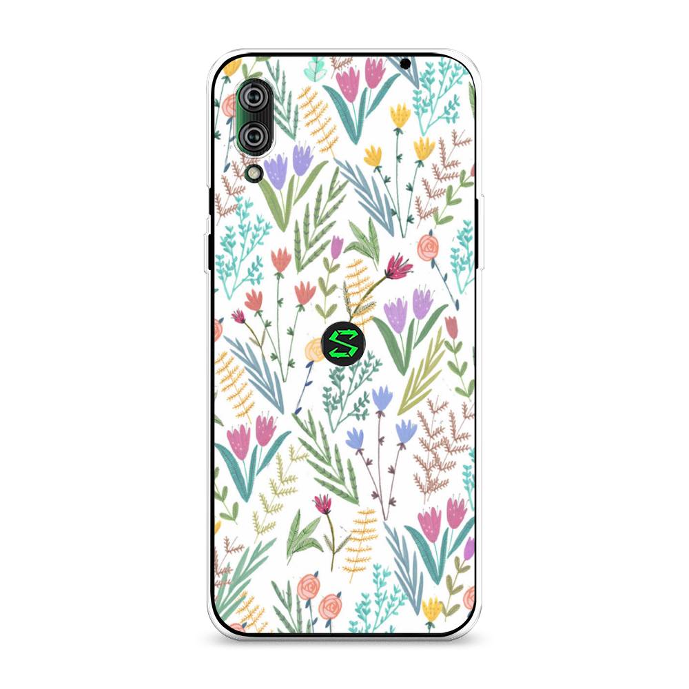 

Чехол Awog на Xiaomi Black Shark 2/2 Pro "Полевые цветы рисунок", Разноцветный, 36450-8