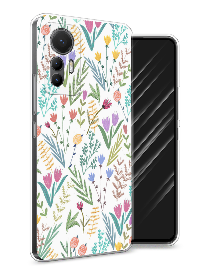 

Чехол Awog на Xiaomi 12 Lite "Полевые цветы рисунок", Разноцветный, 315050-8