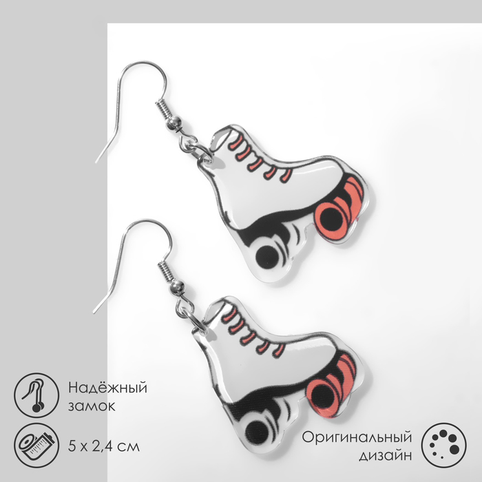 

Серьги из бижутерного сплава Queen fair 9604072, акрил, 9604072