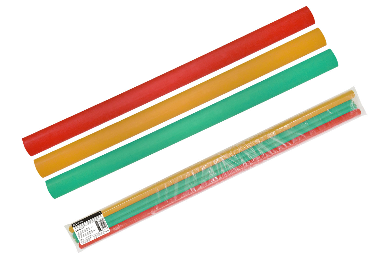 фото Трубки термоусаживаемые, клеевые, набор 3 цвета по 3 шт. тткнг(3:1)-30/10 tdm tdm electric
