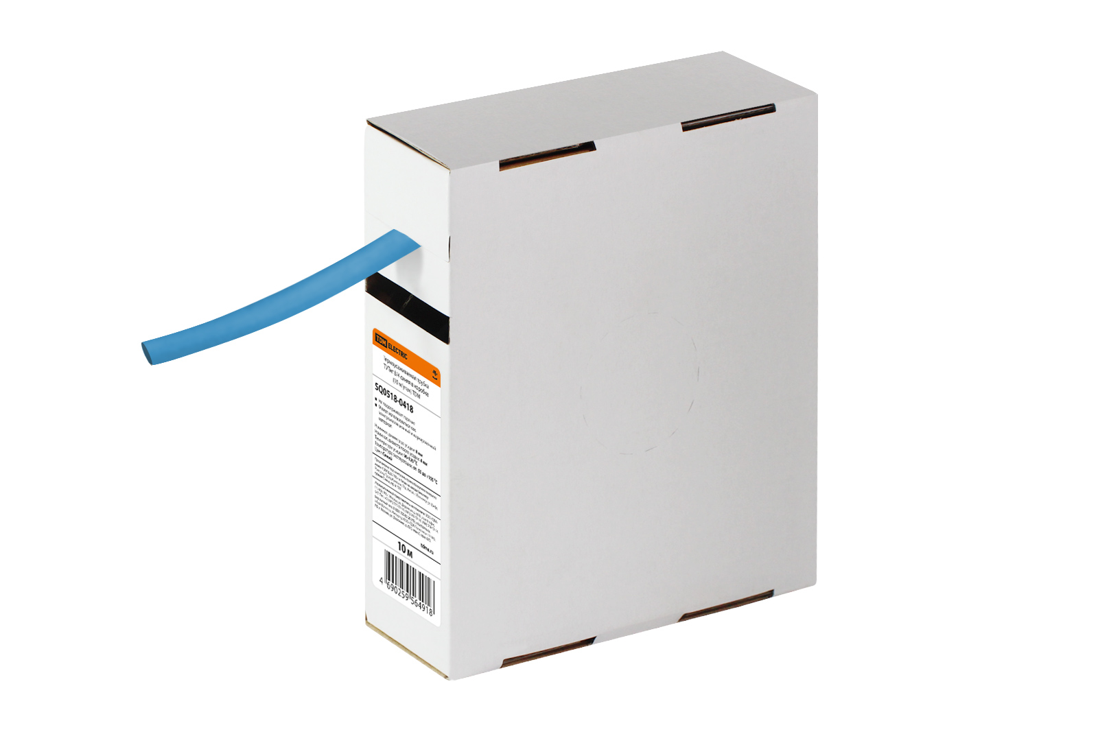 фото Термоусаживаемая трубка тутнг 8/4 синяя в коробке (10 м/упак) tdm tdm electric
