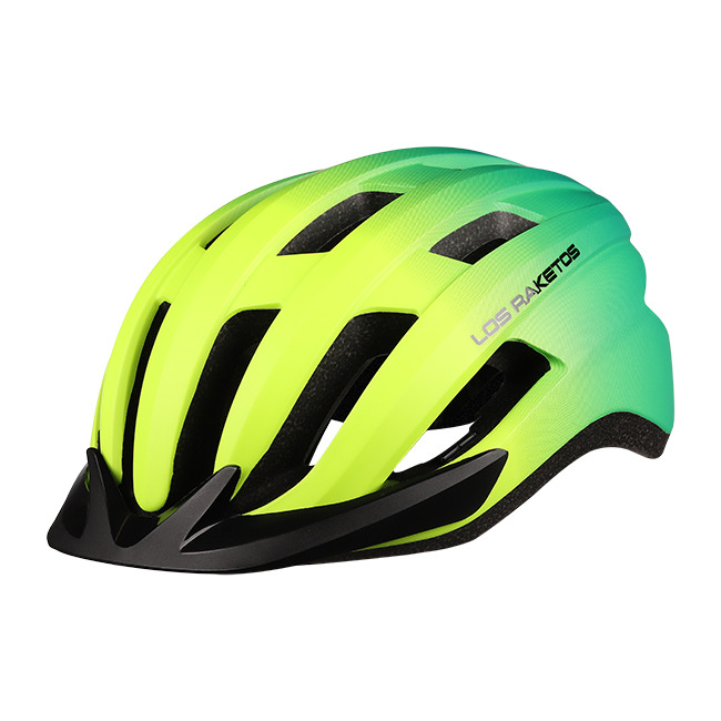 Шлем велосипедный Los Raketos Flash Gradient Green, L-XL