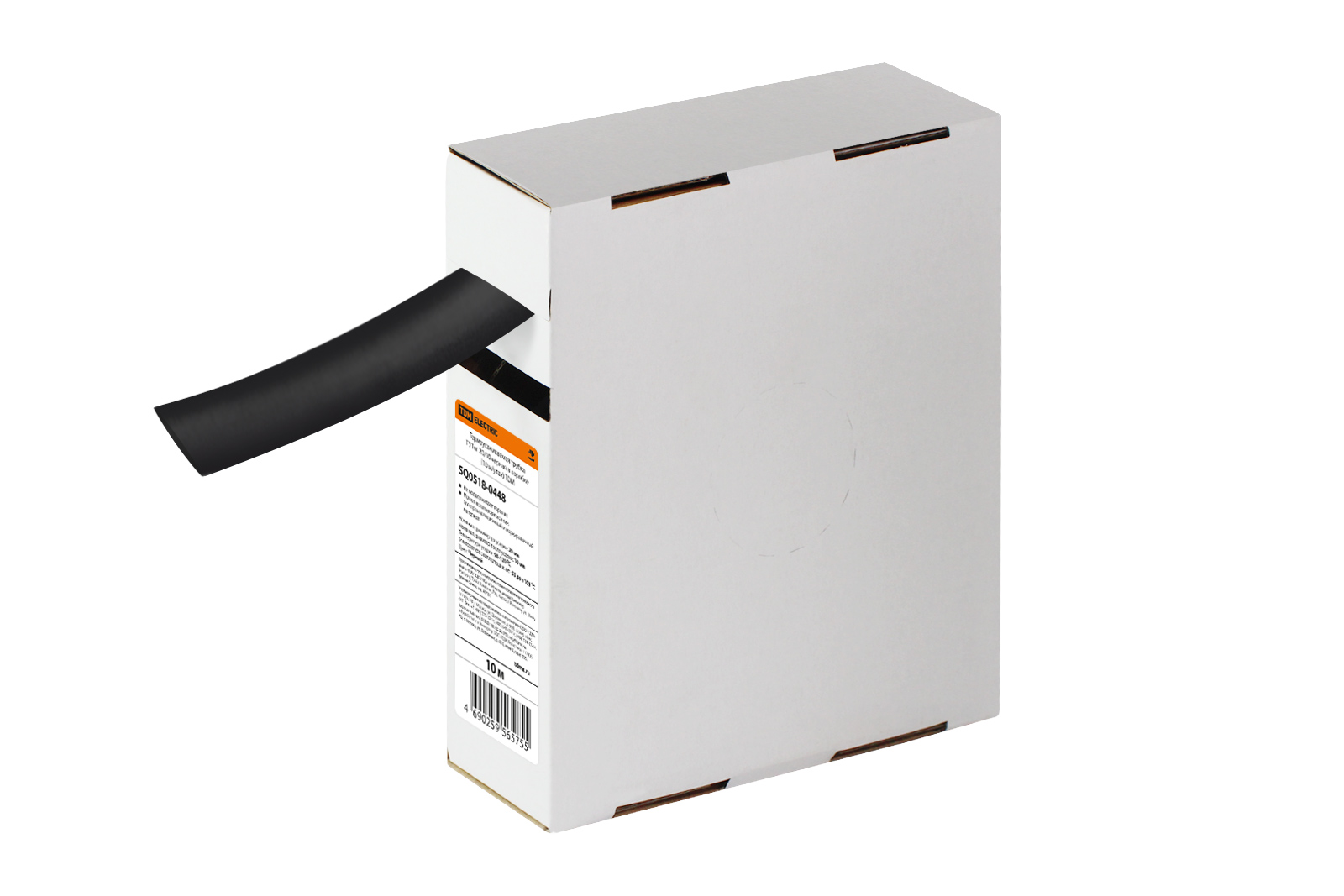 Термоусаживаемая трубка ТУТнг 20/10 черная в коробке (10 м/упак) TDM помпа miopaq смарт на аккумуляторе от usb черная 19л бутылей в коробке