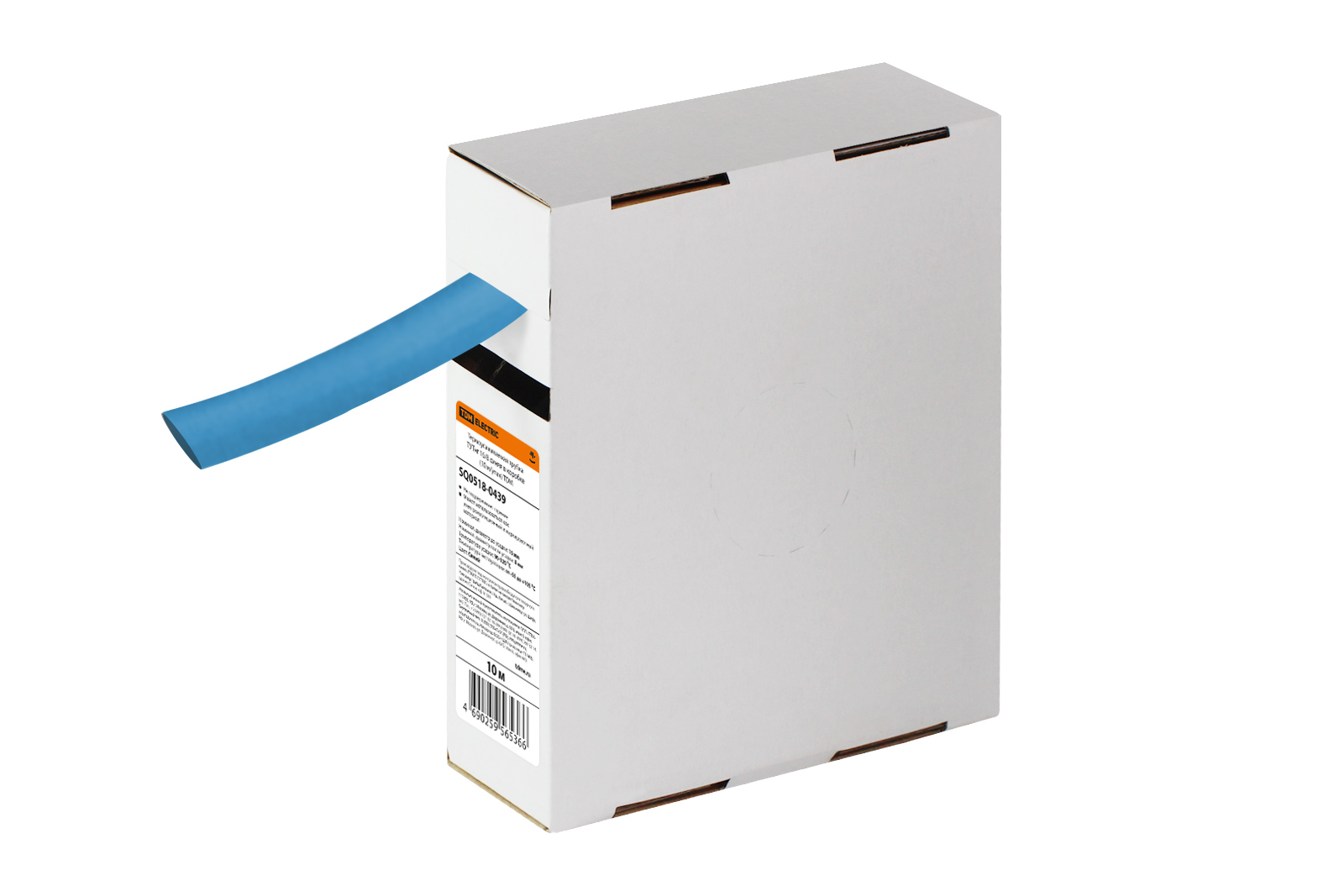 Термоусаживаемая трубка ТУТнг 16/8 синяя в коробке (10 м/упак) TDM папка c 100 вкладышами а4 700 мкм calligrata deluxe 40 мм в коробке синяя