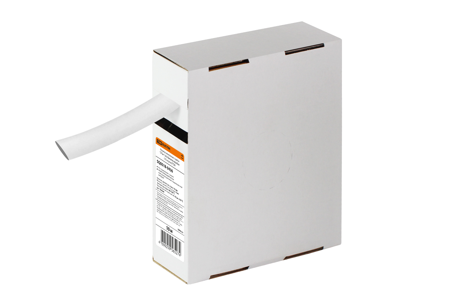 фото Термоусаживаемая трубка тутнг 16/8 белая в коробке (10 м/упак) tdm tdm electric