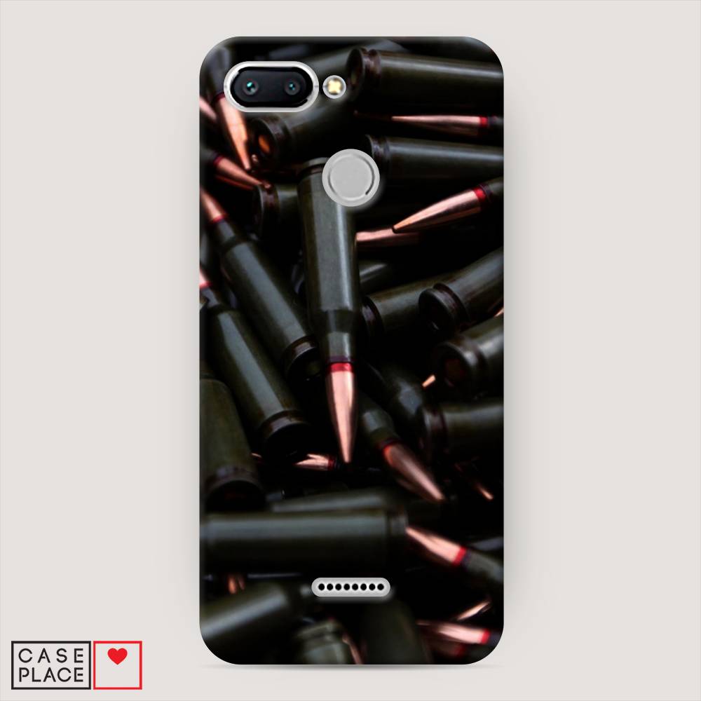 

Пластиковый чехол "Пули черные" на Xiaomi Redmi 6
