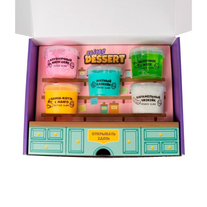 

Игрушки в наборе ТМ «Slime» Слайм ДЕСЕРТ, 1 кг